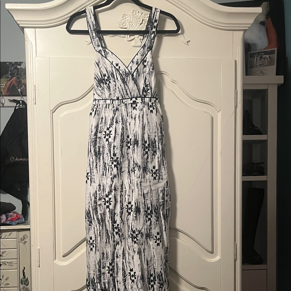 Ann Taylor linen maxi dress